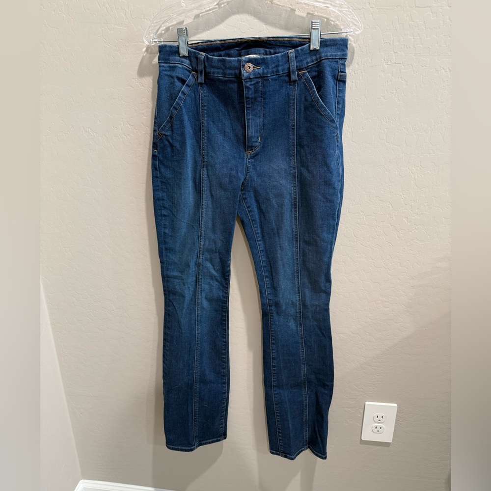 Duluth Trading Co. Women's Asset Management Demi Bootcut Blue Jeans Size 6 x 31